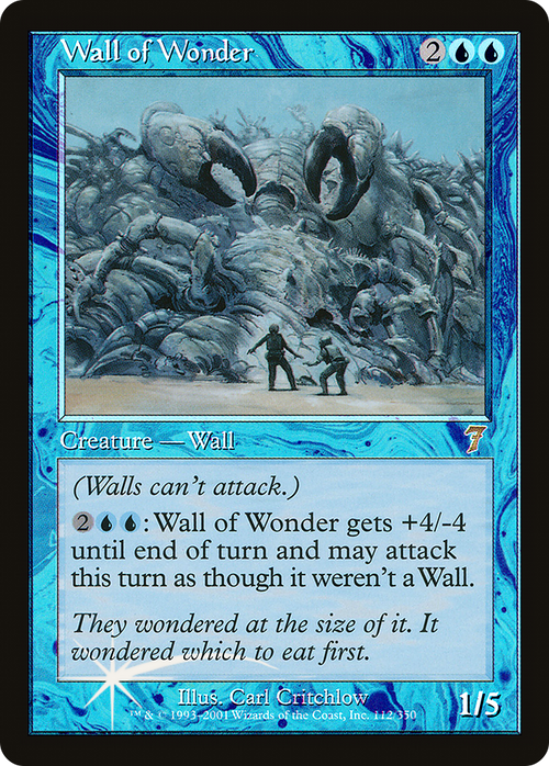 Wall of Wonder (7ED-112) - 7th Edition Foil