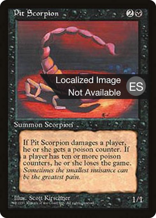 Pit Scorpion (4BB-) - Fourth Edition Foreign Black Border
