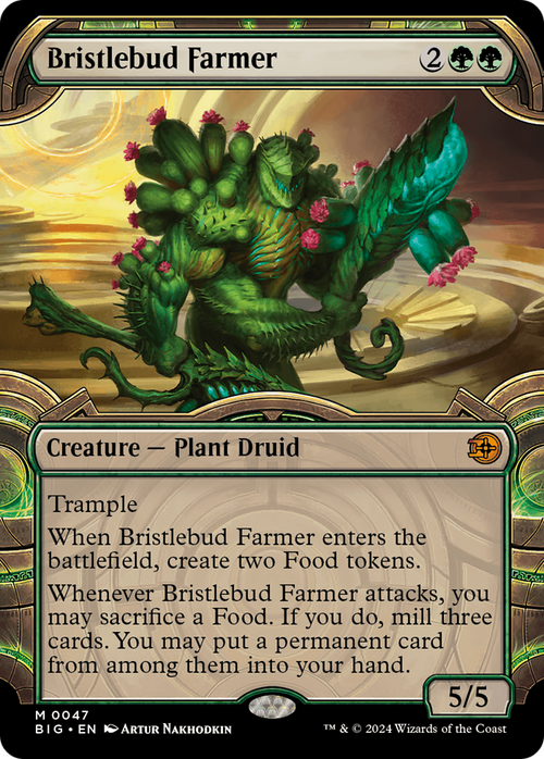 Bristlebud Farmer (Showcase) (BIG-047) - The Big Score: (Showcase) Foil