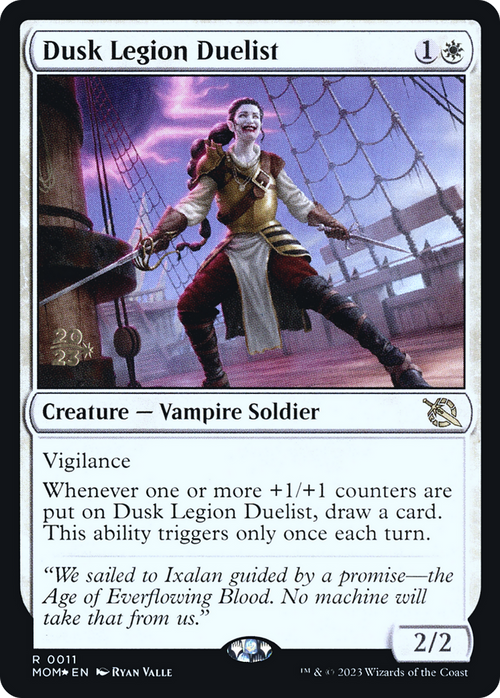 Dusk Legion Duelist (PRE-011) - March of the Machine Promos Foil