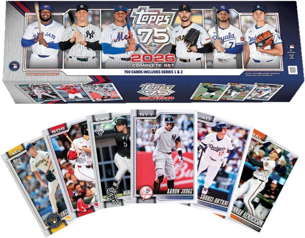 2026 Topps Chrome Baseball Complete Set (700 Cards)