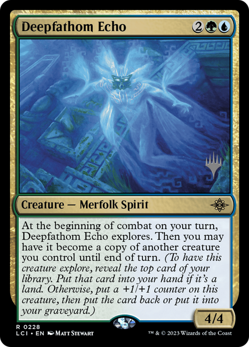 Deepfathom Echo (PPLCI-228) - The Lost Caverns of Ixalan Promos Foil