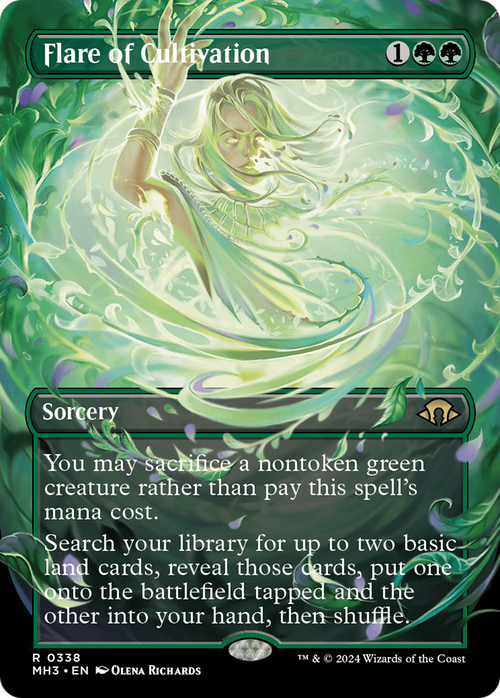 Flare of Cultivation (Borderless) (MH3-338) - Modern Horizons 3