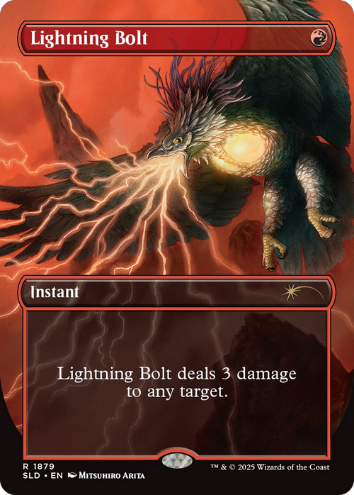 Lightning Bolt (1879) (SLD-1879) - Secret Lair Drop (Borderless)