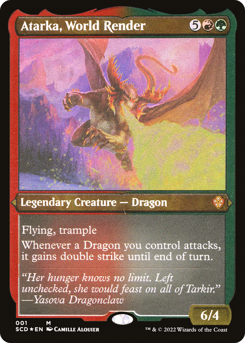 Atarka, World Render (Foil Etched) (SCD-001) - Starter Commander Decks Foil