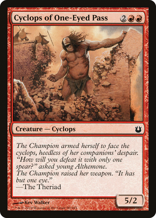 Cyclops of One-Eyed Pass (BNG-090) - Born of the Gods