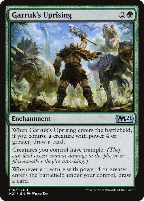 Garruk's Uprising (M21-186) - Core Set 2021
