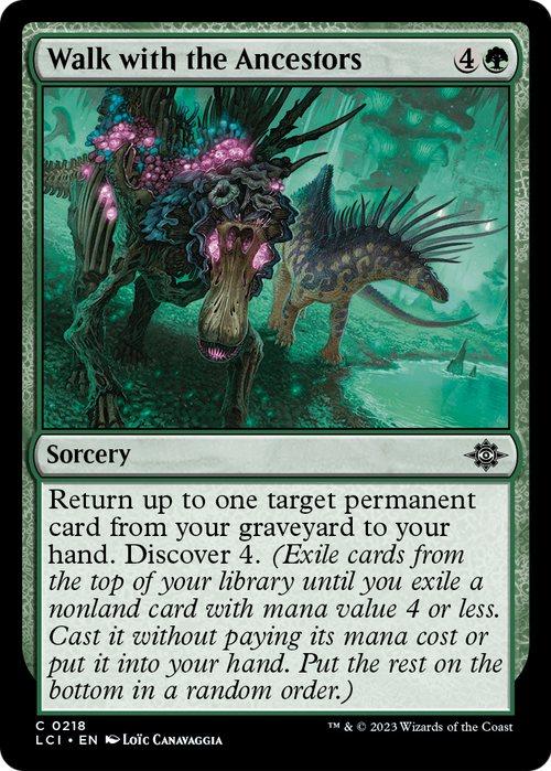 Walk with the Ancestors (LCI-218) - The Lost Caverns of Ixalan Foil