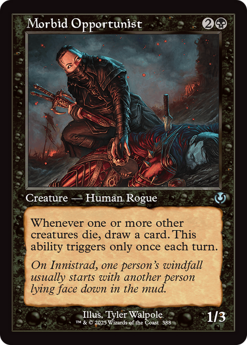 Morbid Opportunist (Retro Frame) (INR-388) - Innistrad Remastered Foil