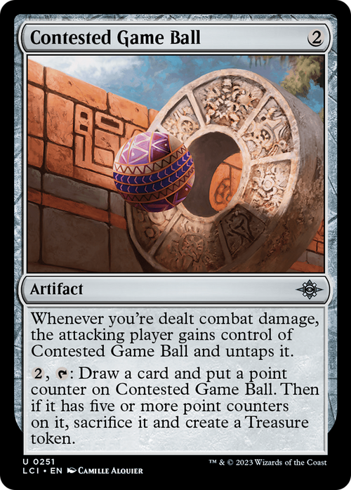 Contested Game Ball (LCI-251) - The Lost Caverns of Ixalan Foil