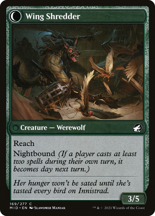 Bird Admirer (MID-169) - Innistrad: Midnight Hunt: (Double Faced Transform)