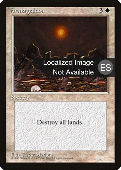 Armageddon (4BB-255) - Fourth Edition Foreign Black Border