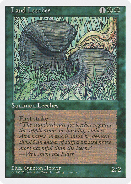 Land Leeches (4ED-) - Fourth Edition