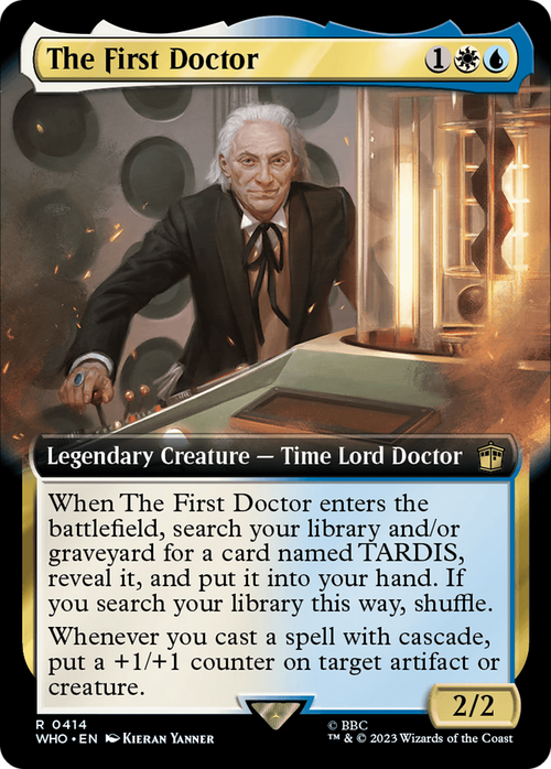 The First Doctor (Extended Art) (WHO-414) - Doctor Who: (Extended Art)