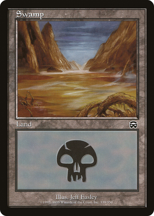 Swamp (339) (MMQ-339) - Mercadian Masques Foil