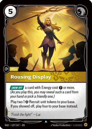 Rousing Display (127/167) - Radiance Foil