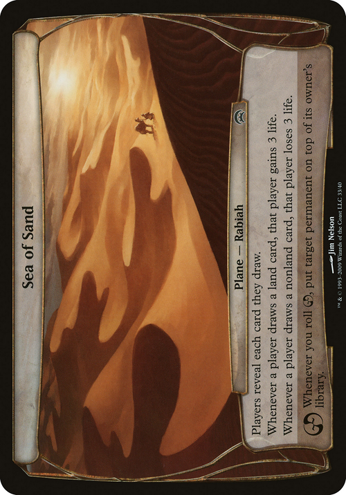 Sea of Sand (Planechase) (OVER-033) - Planechase Planes