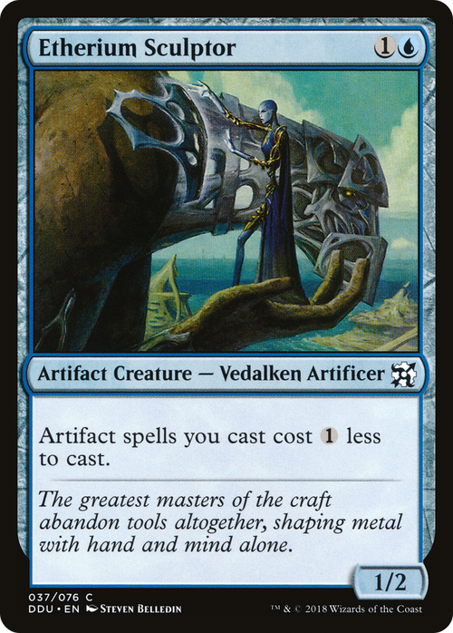 Etherium Sculptor (DDU-037) - Duel Decks: Elves vs. Inventors
