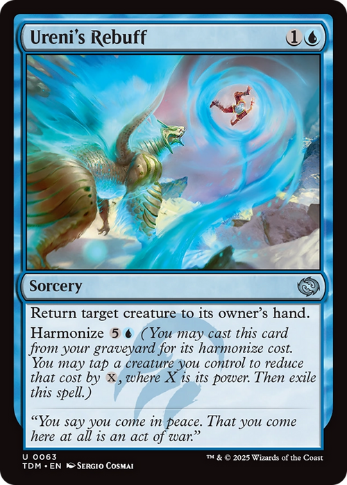 Ureni's Rebuff (TDM-063) - Tarkir: Dragonstorm
