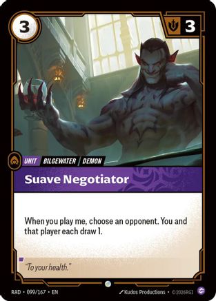 Suave Negotiator (099/167) - Radiance