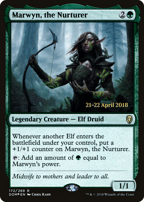 Marwyn, the Nurturer (PRE-172S) - Dominaria Promos Foil