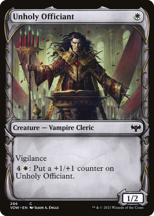 Unholy Officiant (Showcase) (VOW-286) - Innistrad: Crimson Vow: (Showcase)
