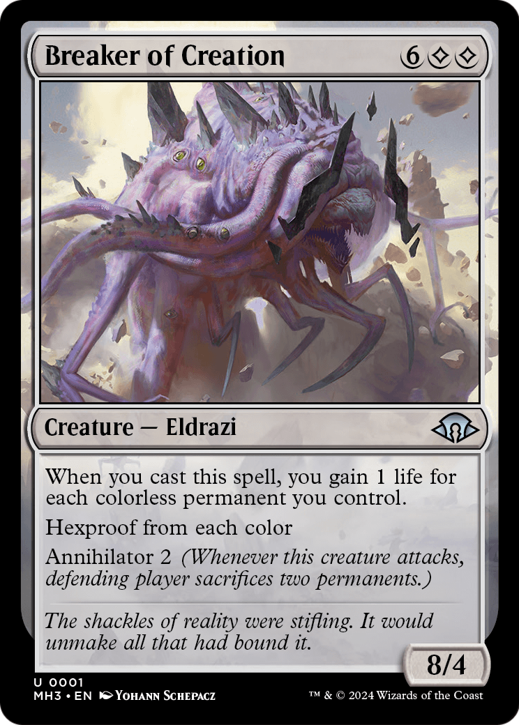 Breaker of Creation (MH3-001) - Modern Horizons 3 Foil