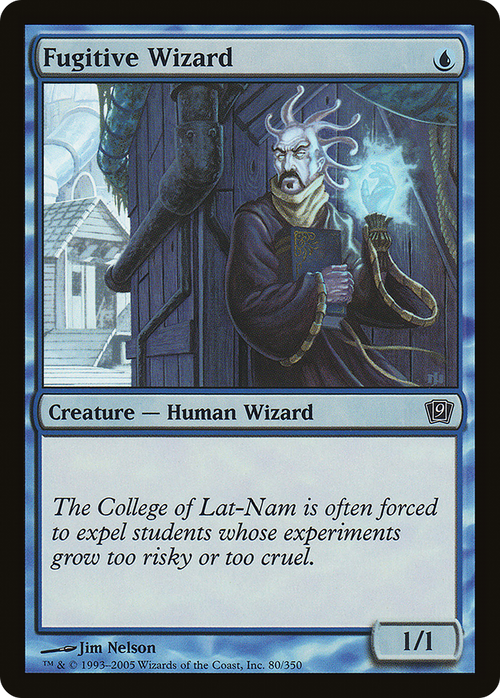 Fugitive Wizard (9ED-080) - 9th Edition