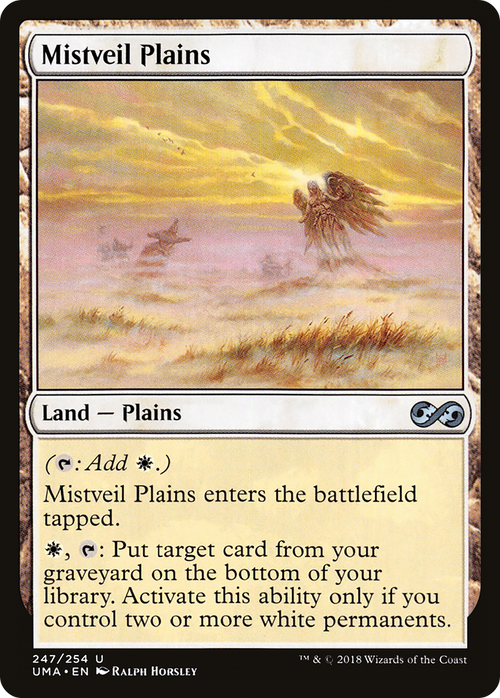 Mistveil Plains (UMA-247) - Ultimate Masters Foil