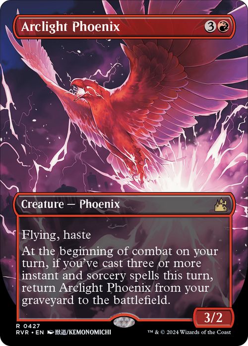 Arclight Phoenix (Anime Borderless) (RVR-427) - Ravnica Remastered