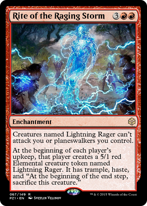 Rite of the Raging Storm (PZ1-067) - Legendary Cube Prize Pack