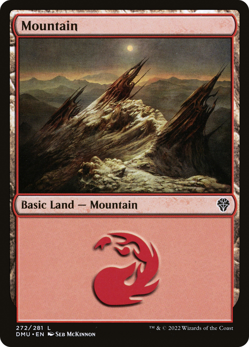 Mountain (272) (DMU-272) - Dominaria United Foil