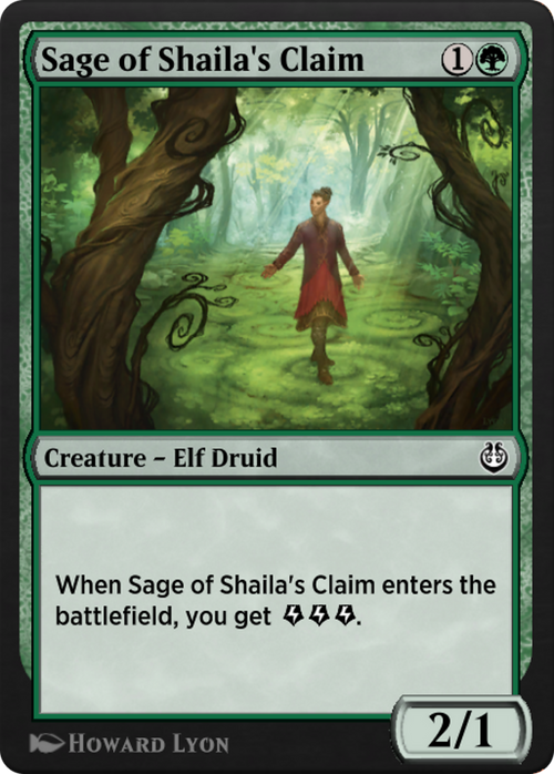 Sage of Shaila's Claim (KLR-181) - Kaladesh Remastered