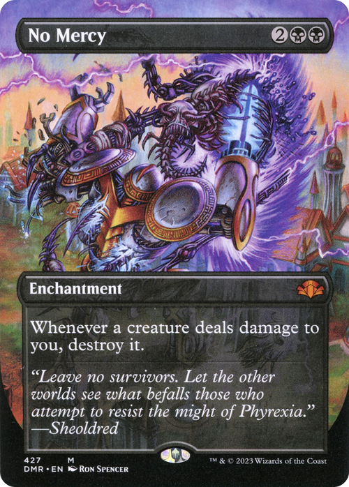 No Mercy (Borderless) (DMR-427) - Dominaria Remastered