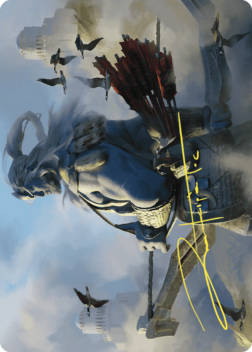 Skybeast Tracker // Skybeast Tracker (AWOE-027) - Wilds of Eldraine Art Series (Borderless)