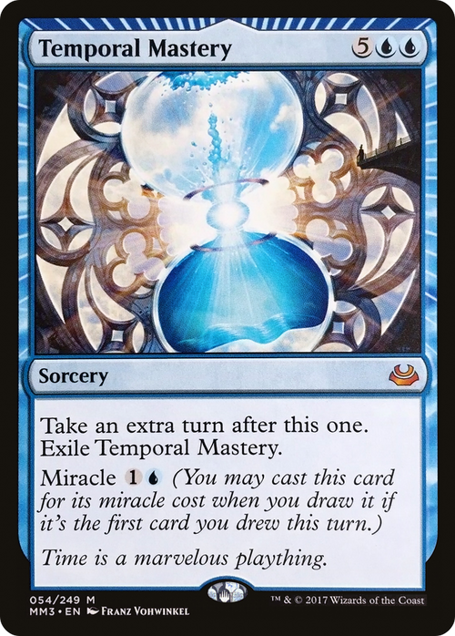 Temporal Mastery (MM3-054) - Modern Masters 2017: (miracle) Foil