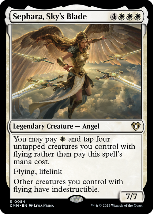 Sephara, Sky's Blade (CMM-054) - Commander Masters