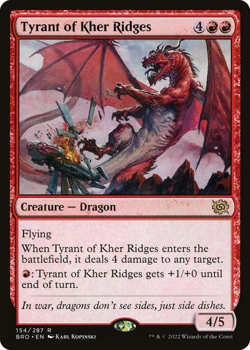 Tyrant of Kher Ridges (BRO-154) - The Brothers' War Foil