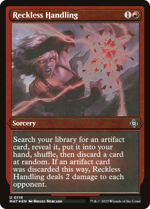 Reckless Handling (Foil Etched) (MAT-119) - March of the Machine: The Aftermath Foil