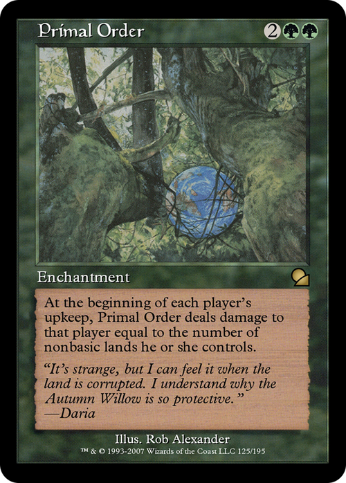 Primal Order (ME1-125) - Masters Edition Foil