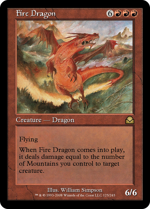 Fire Dragon (ME2-125) - Masters Edition II