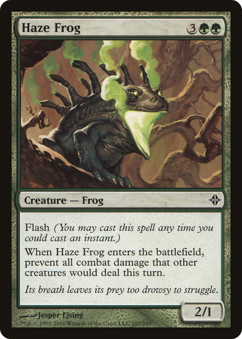 Haze Frog (ROE-187) - Rise of the Eldrazi Foil