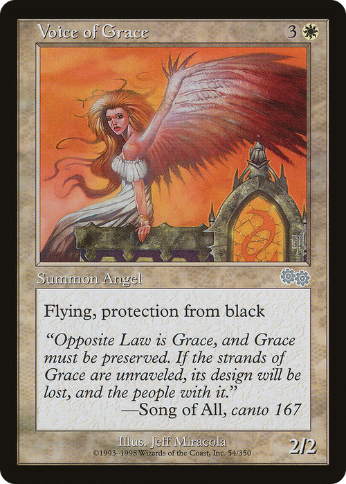 Voice of Grace (USG-054) - Urza's Saga