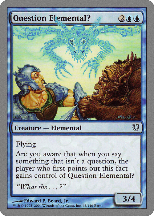 Question Elemental? (UNH-043) - Unhinged