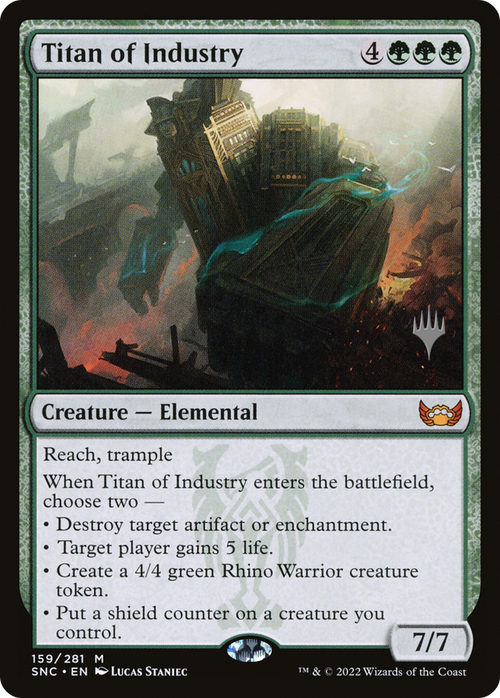 Titan of Industry (PPSNC-159) - Streets of New Capenna Promos Foil