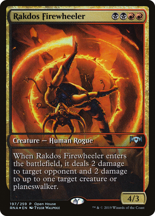 Rakdos Firewheeler (OHP-197) - Ravnica Allegiance Promos Foil