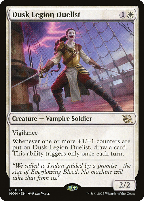 Dusk Legion Duelist (MOM-011) - March of the Machine Foil