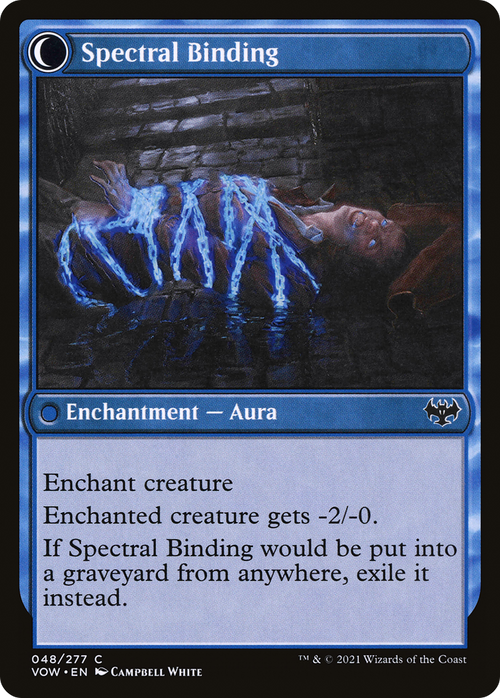 Binding Geist (VOW-048) - Innistrad: Crimson Vow: (Double Faced Transform) Foil