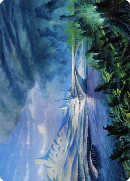 Goldmire Bridge // Goldmire Bridge (AMH2-074) - Modern Horizons 2 Art Series (Borderless) Foil