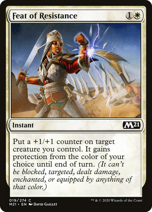 Feat of Resistance (M21-019) - Core Set 2021 Foil